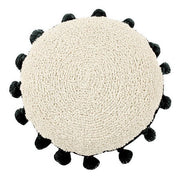 Rond Kussen Circle Zwart - 48 x 48 cm - Kussens Lorena Canals - In den Olifant