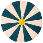 Rond speeltapijt Play mat circus teal - 112 cm - Speelmatten en - bogen Kid's Concept - In den Olifant