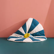 Rond speeltapijt Play mat circus teal - 112 cm - Speelmatten en - bogen Kid's Concept - In den Olifant