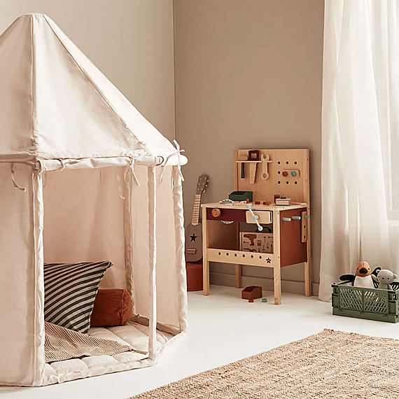 ronde tent Kid's Concept Round Play Tent - Pavilion Tent Off White