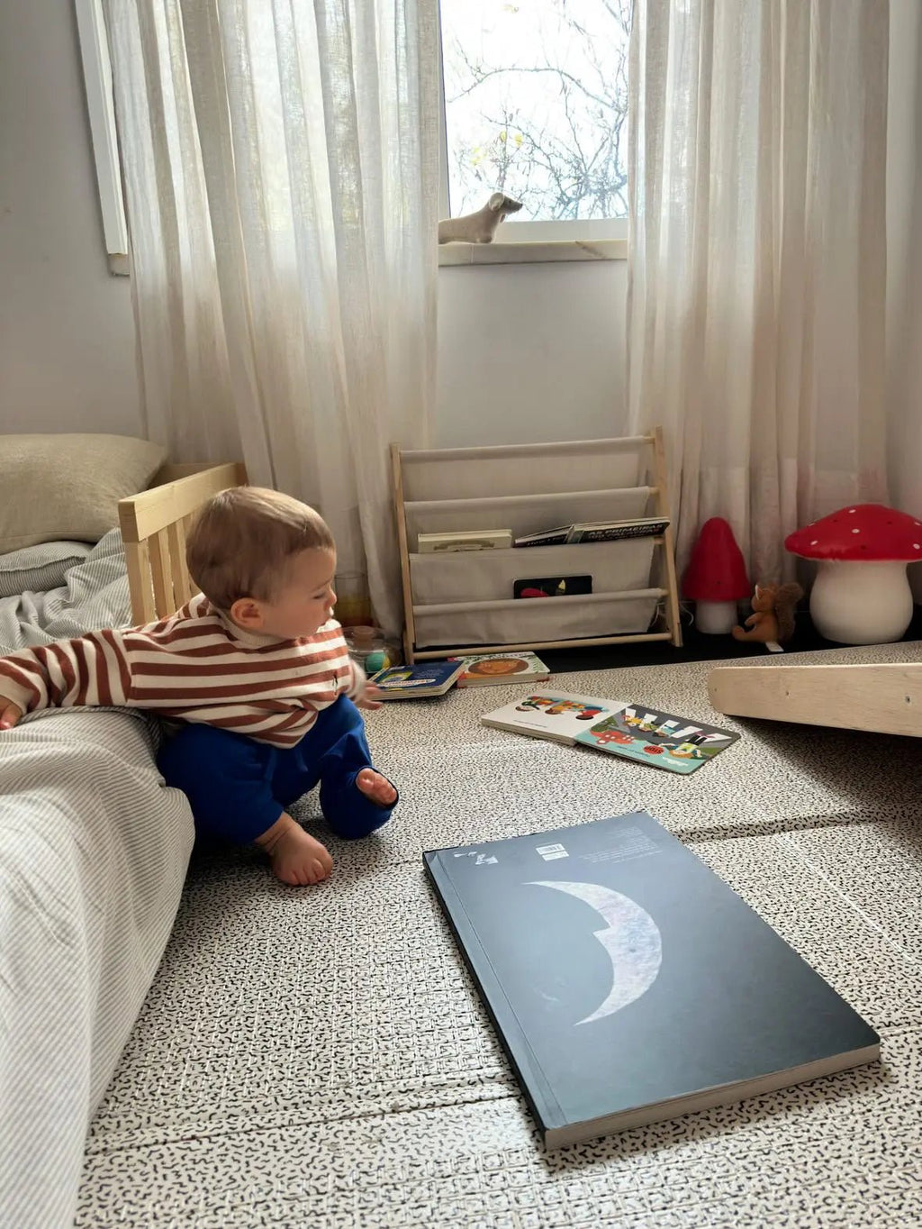 Rood Lamp Small Mushroom Red - 15 x 28 cm - Nachtlampjes Egmont Toys - In den Olifant