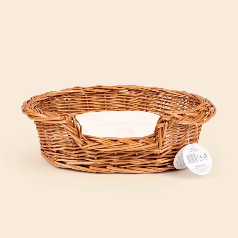 Rotan hondenmand - Poppenaccessoires Egmont Toys - In den Olifant