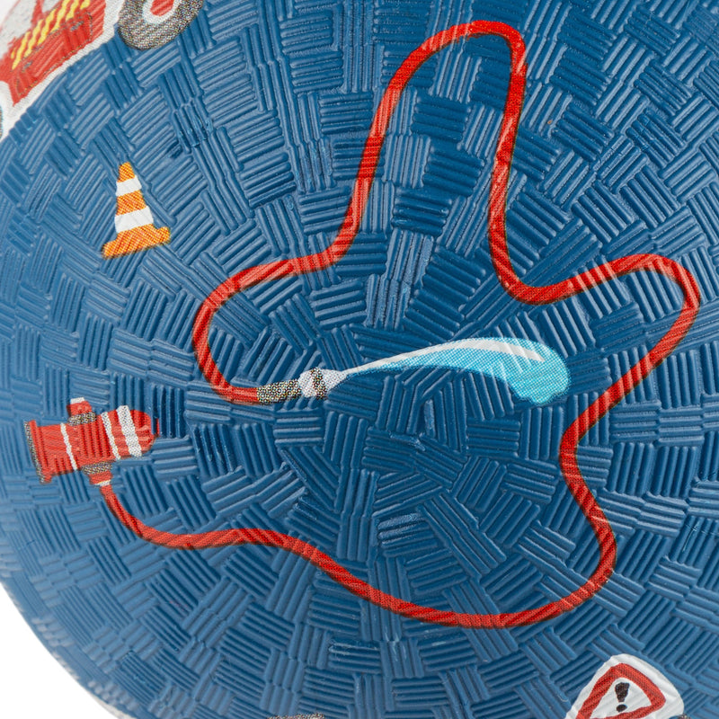 Rubberen bal Brandweer - 17 cm - Ballen Sigikid - In den Olifant