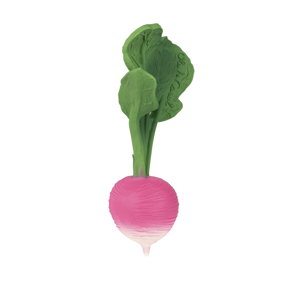 Rubberen Bijtspeeltje - Ramona The Radish - Bijtspeelgoed Oli&Carol - In den Olifant