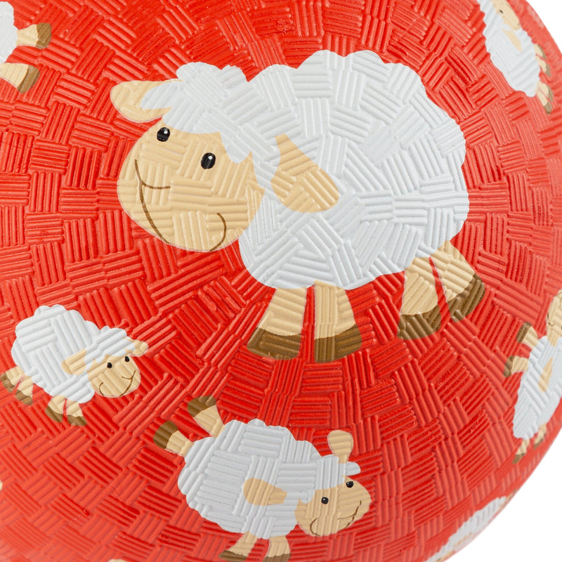 Rubberen rode bal Schaap - 17 cm - Ballen Sigikid - In den Olifant