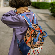 Rugzak Leopard and Flowers - Rugzakken Mini Kyomo - In den Olifant