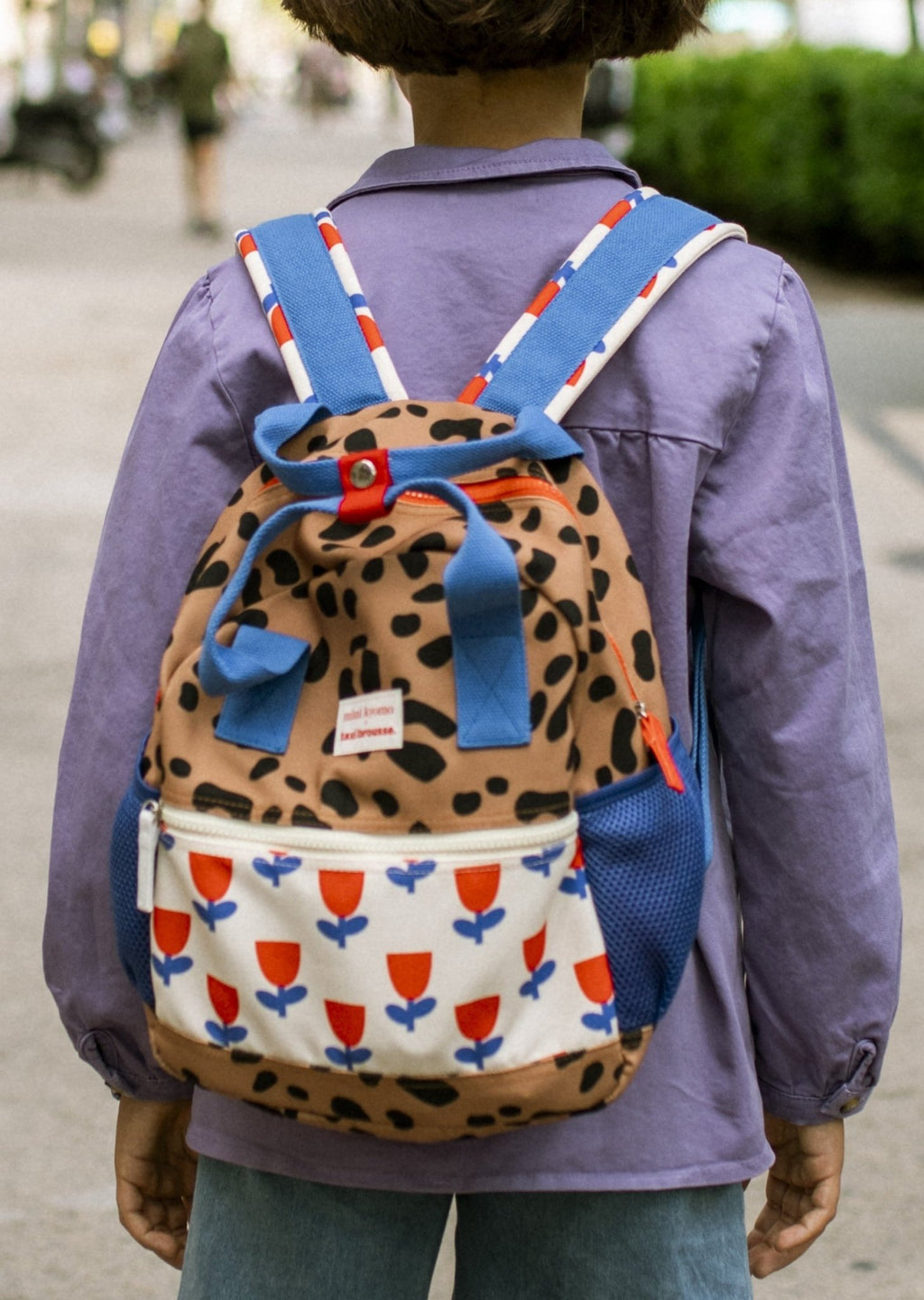 Rugzak Leopard and Flowers - Rugzakken Mini Kyomo - In den Olifant
