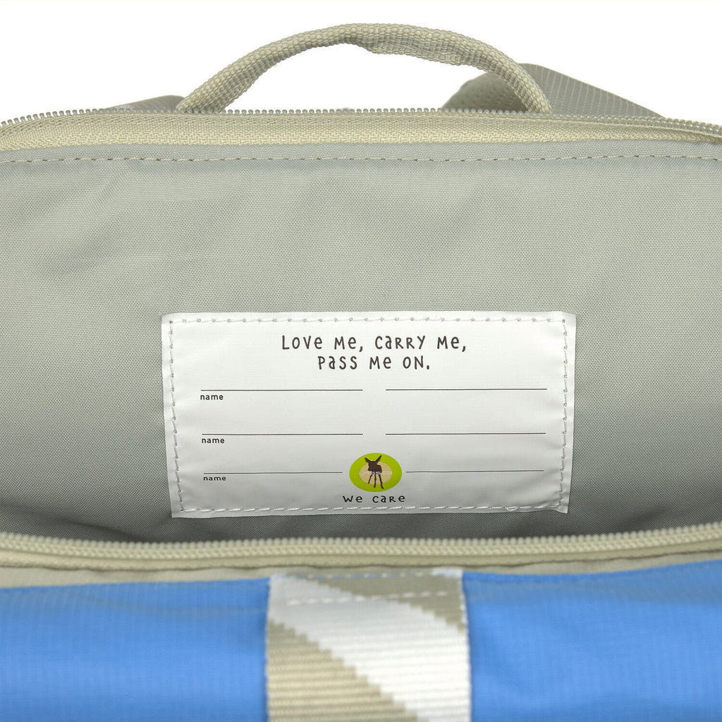 Rugzak Medium Rolltop Backpack Sunny Explorer Green/Blue - Rugzakken Lässig - In den Olifant