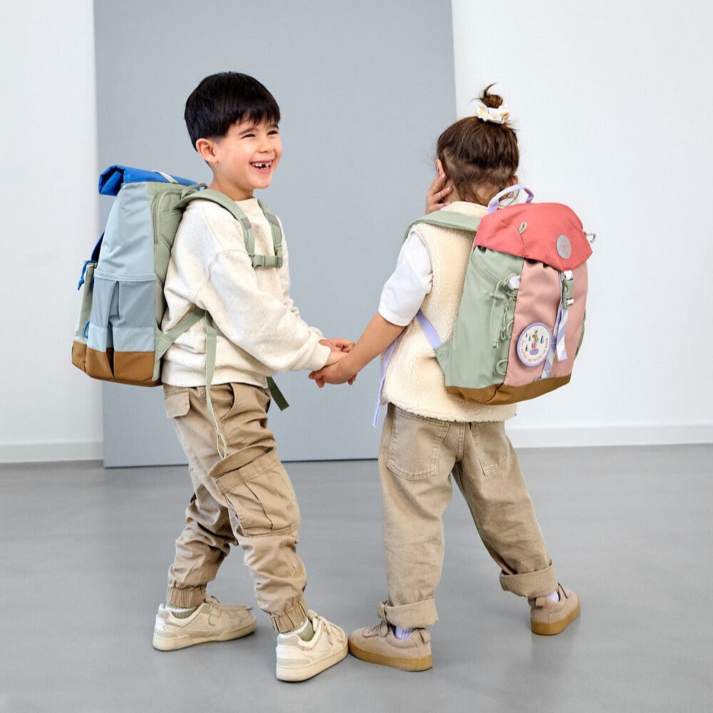 Rugzak Medium Rolltop Backpack Sunny Explorer Green/Blue - Rugzakken Lässig - In den Olifant