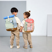 Rugzak Medium Rolltop Backpack Sunny Explorer Green/Blue - Rugzakken Lässig - In den Olifant