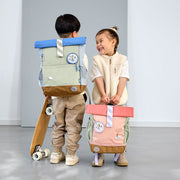 Rugzak Medium Rolltop Backpack Sunny Explorer Green/Blue - Rugzakken Lässig - In den Olifant