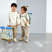 Rugzak Medium Rolltop Backpack Sunny Explorer Green/Blue - Rugzakken Lässig - In den Olifant