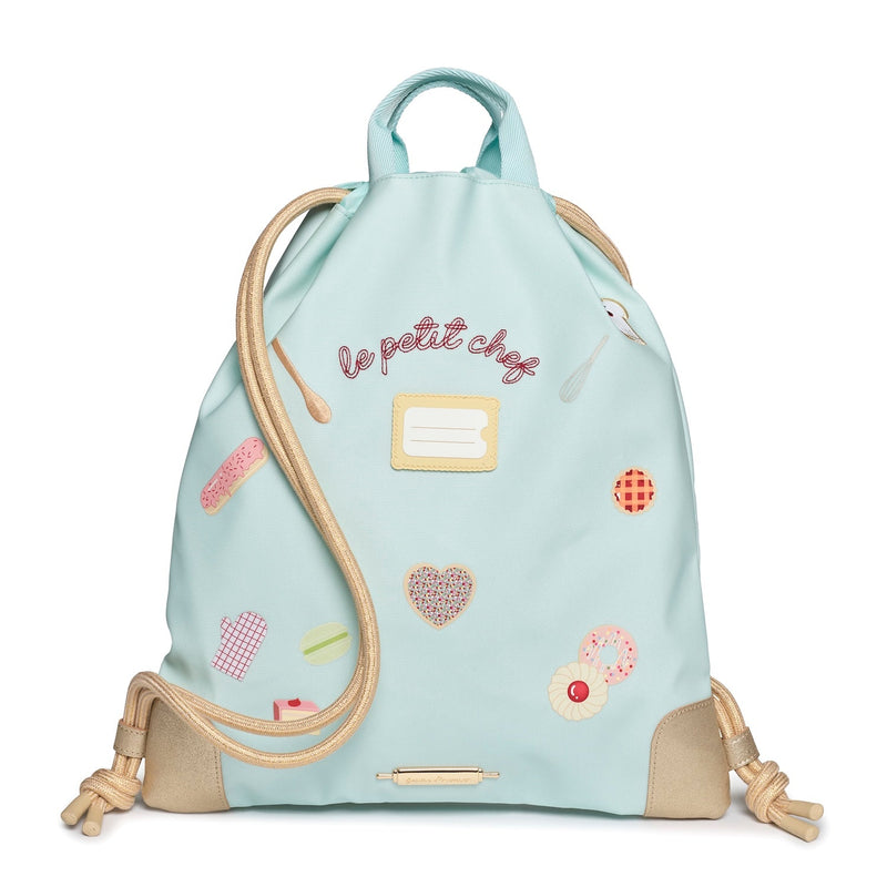Rugzak met trekkoorden City Bag - Le Petit Chef - Turn - en zwemzakken Jeune Premier - In den Olifant