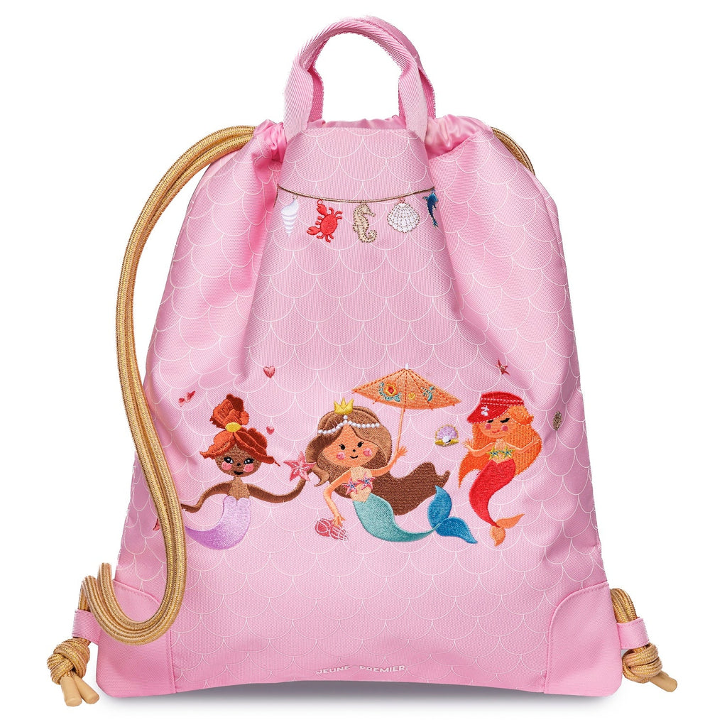 Rugzak met trekkoorden City Bag - Mermaids - Turn - en zwemzakken Jeune Premier - In den Olifant