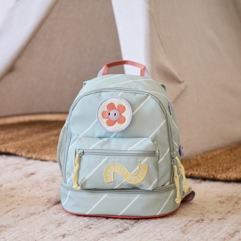 Rugzak Mini Backpack Happy Trails Flower - Rugzakken Lässig - In den Olifant