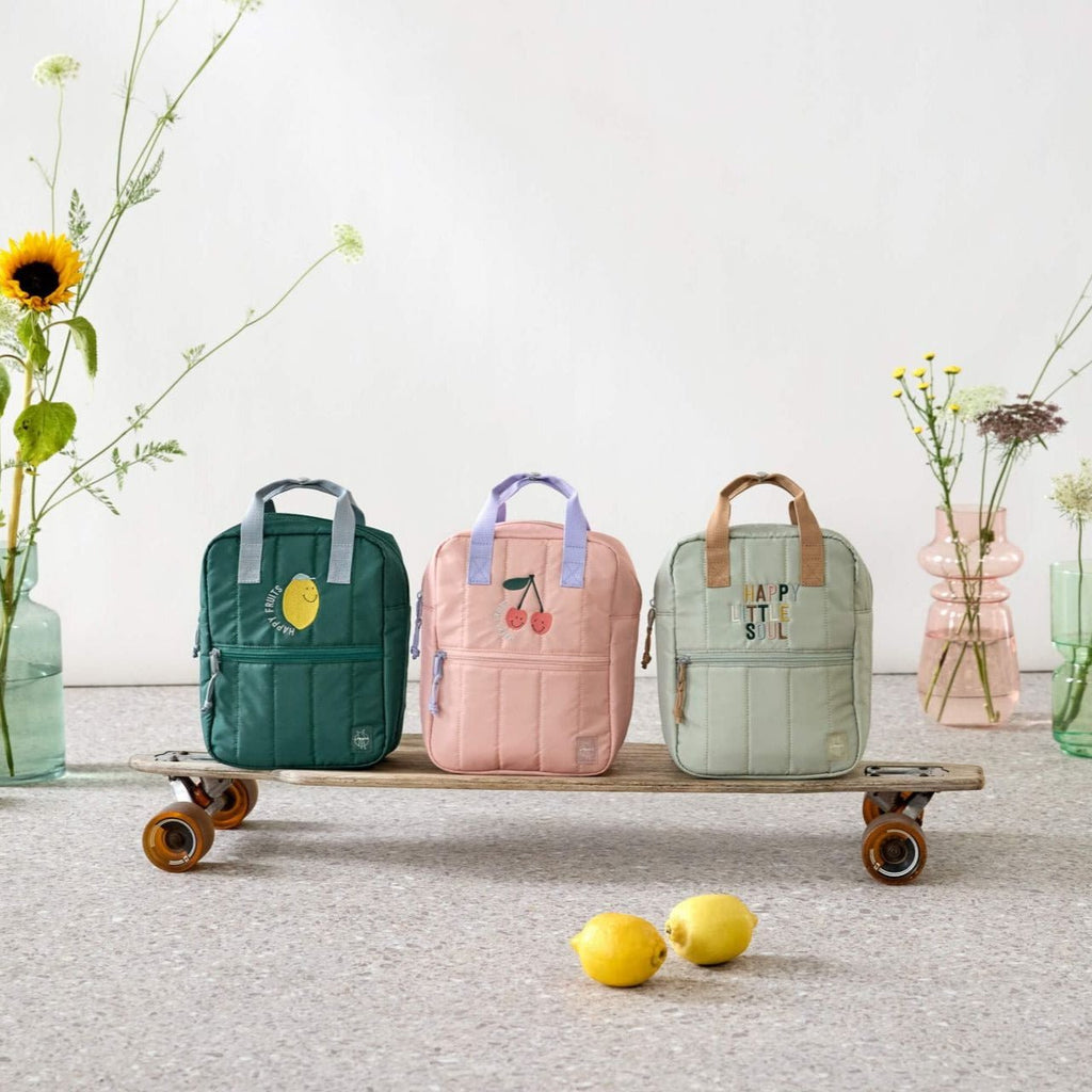 Rugzak Mini Square Backpack Little Gang Cherry Peach - Rugzakken Lässig - In den Olifant