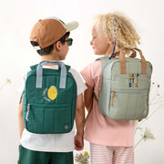 Rugzak Mini Square Backpack Little Gang Light Khaki - Rugzakken Lässig - In den Olifant