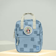Rugzak Mini Square Backpack Pattern Party blue - Rugzakken Lässig - In den Olifant