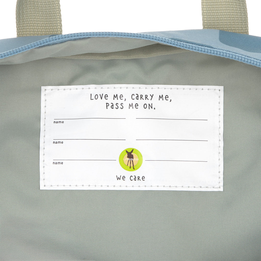 Rugzak Mini Square Backpack Pattern Party blue - Rugzakken Lässig - In den Olifant