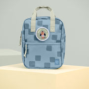 Rugzak Mini Square Backpack Pattern Party blue - Rugzakken Lässig - In den Olifant