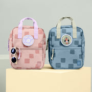 Rugzak Mini Square Backpack Pattern Party rose - Rugzakken Lässig - In den Olifant