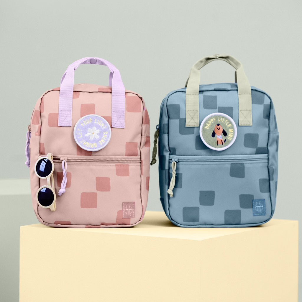 Rugzak Mini Square Backpack Pattern Party rose - Rugzakken Lässig - In den Olifant