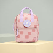 Rugzak Mini Square Backpack Pattern Party rose - Rugzakken Lässig - In den Olifant
