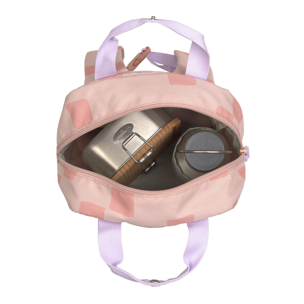 Rugzak Mini Square Backpack Pattern Party rose - Rugzakken Lässig - In den Olifant