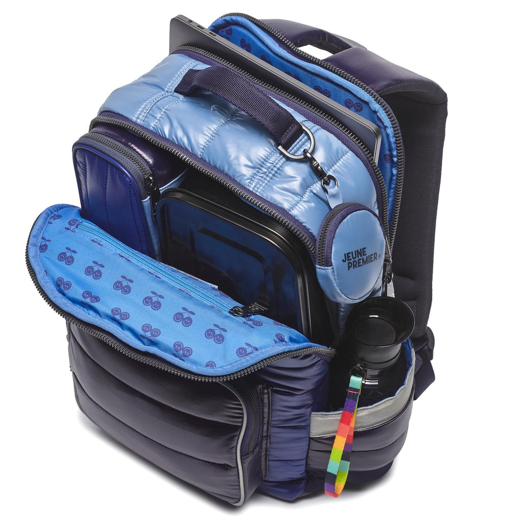 Rugzak New Bobbie - Puffer Blue - Rugzakken Jeune Premier - In den Olifant