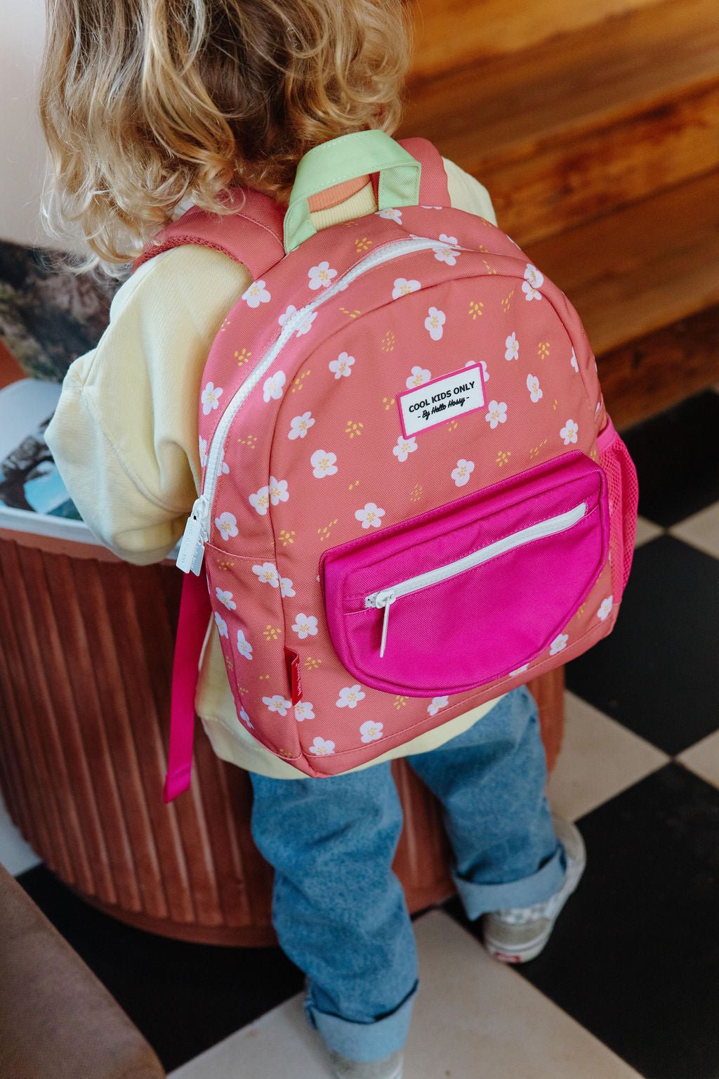 Rugzak Peachy Bloom - 2 - 5 jaar - Rugzakken Hello Hossy - In den Olifant