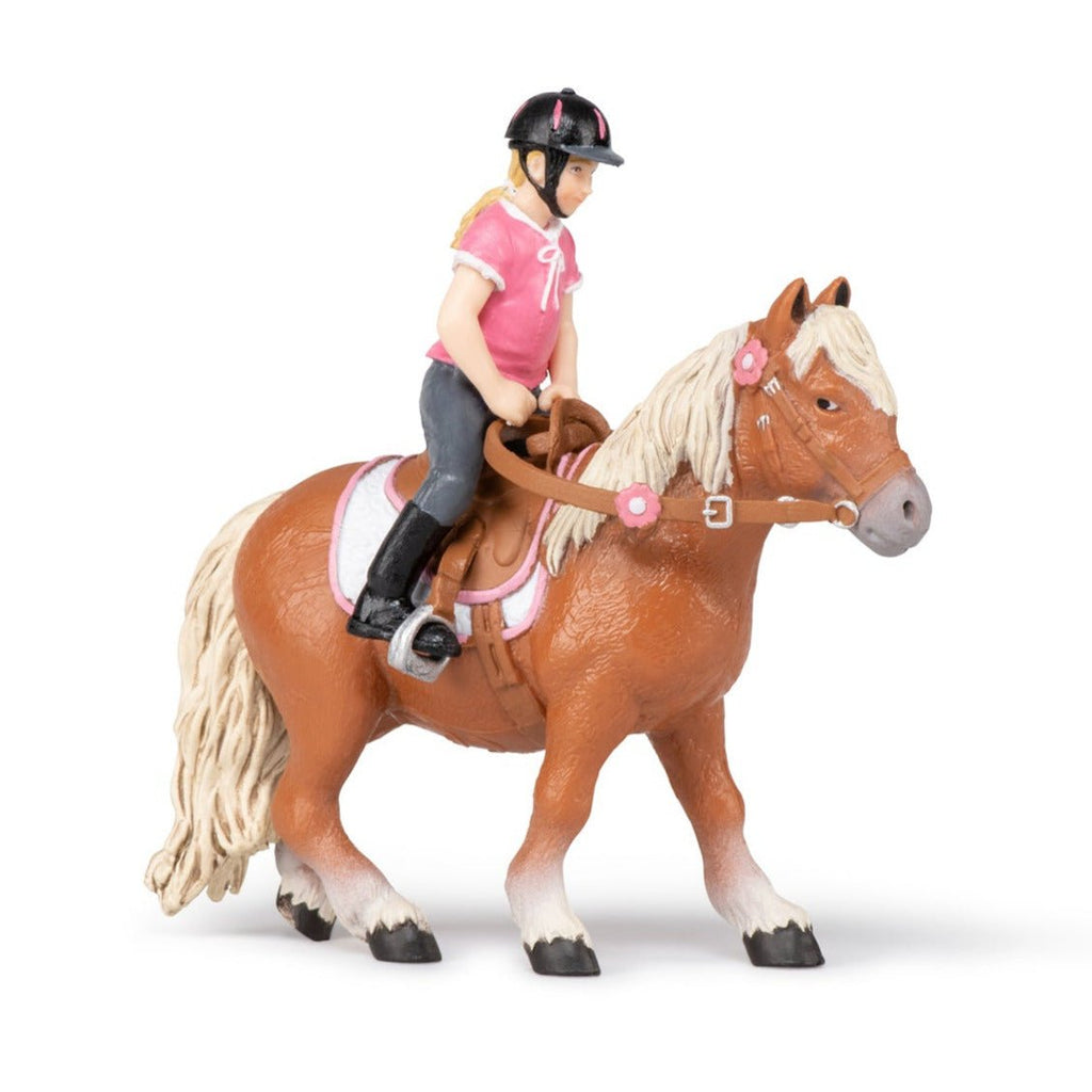 Ruiter Kind - Speelfiguren Papo - In den Olifant