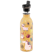 RVS drinkfles Urban Bottle Farm Friends - 500 ml - Drinkflessen 24Bottles - In den Olifant