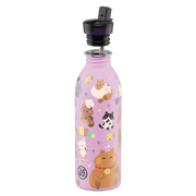 RVS drinkfles Urban Bottle Meow Friends - 500 ml - Drinkflessen 24Bottles - In den Olifant