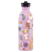 RVS drinkfles Urban Bottle Meow Friends - 500 ml - Drinkflessen 24Bottles - In den Olifant