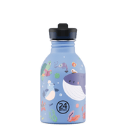 RVS Drinkfles Urban Bottle Ocean Friends - 250 ml - Drinkflessen 24Bottles - In den Olifant