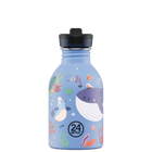 RVS Drinkfles Urban Bottle Ocean Friends - 250 ml - Drinkflessen 24Bottles - In den Olifant