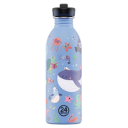 RVS drinkfles Urban Bottle Ocean Friends - 500 ml - Drinkflessen 24Bottles - In den Olifant