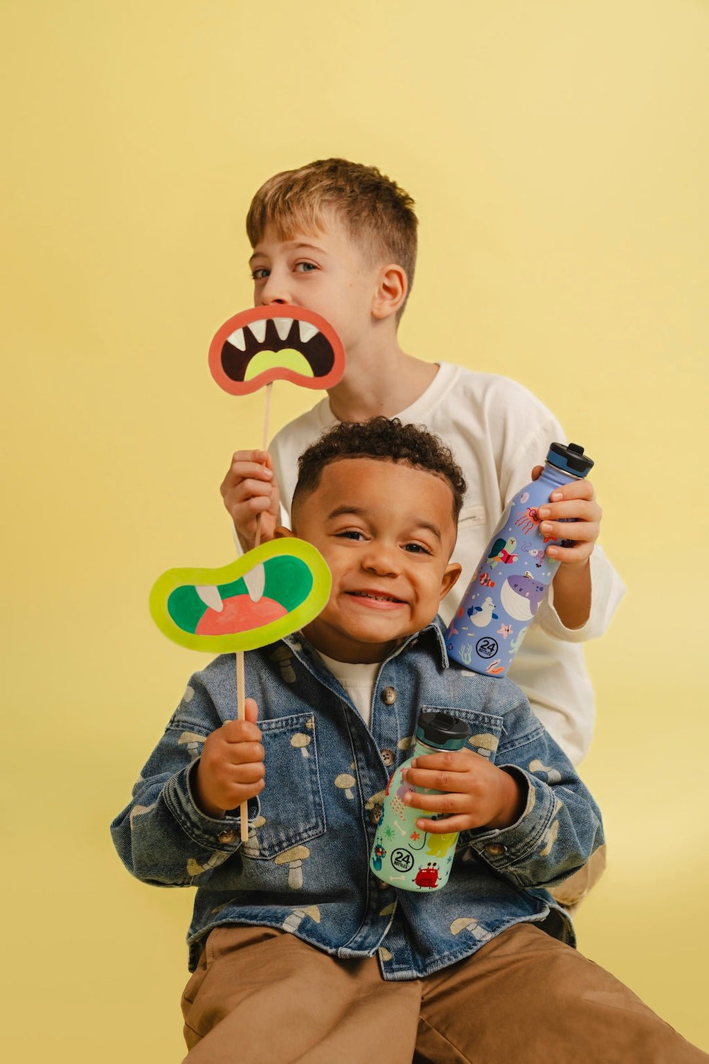 RVS drinkfles Urban Bottle Spooky Friends - 250 ml - Drinkflessen 24Bottles - In den Olifant