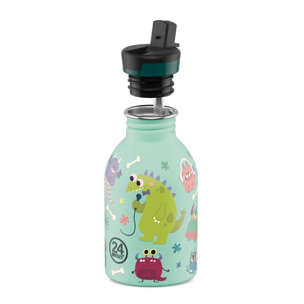 RVS drinkfles Urban Bottle Spooky Friends - 250 ml - Drinkflessen 24Bottles - In den Olifant