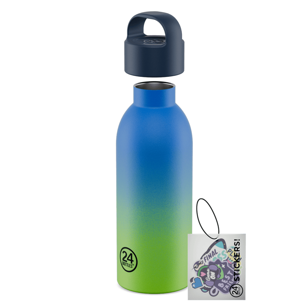 RVS drinkfles Young Bottle Bob Squad - 500 ml - Drinkflessen 24Bottles - In den Olifant