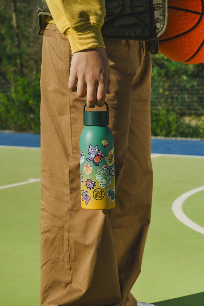 RVS drinkfles Young Bottle Skibidi Squad - 500 ml - Drinkflessen 24Bottles - In den Olifant