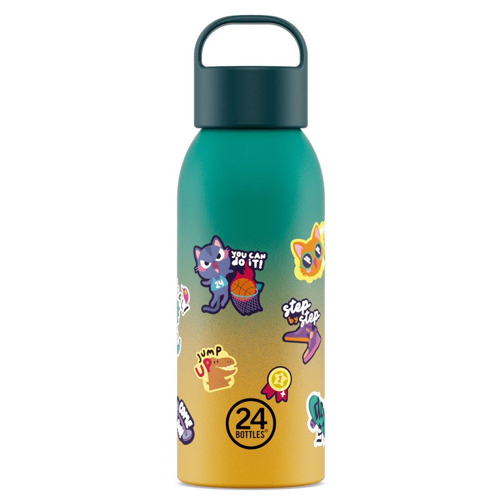 RVS drinkfles Young Bottle Skibidi Squad - 500 ml - Drinkflessen 24Bottles - In den Olifant