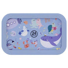 RVS Snackbox Ocean Friends - Lunchboxen en snackdoosjes 24Bottles - In den Olifant