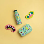 RVS Snackbox Spooky Friends - Lunchboxen en snackdoosjes 24Bottles - In den Olifant