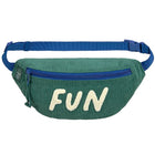 Heuptasje Mini Bum Bag Cord Little Gang Fun Ocean Green