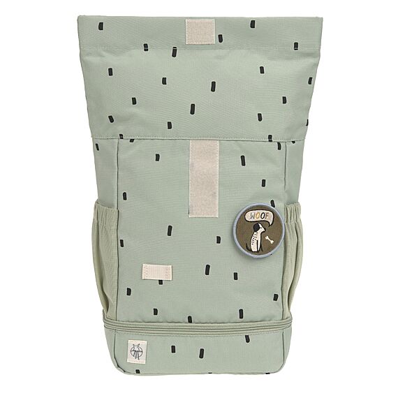 Mini Rolltop Rugzak | Happy Prints Light Olive