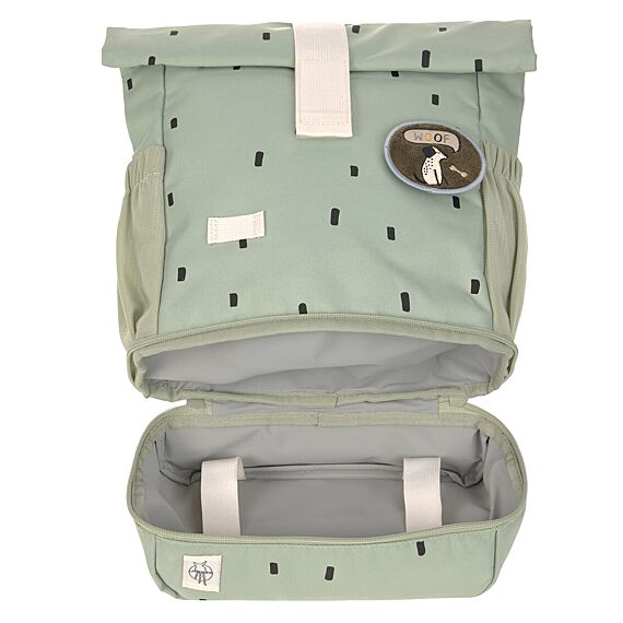 Mini Rolltop Rugzak | Happy Prints Light Olive