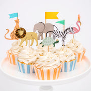 Safari Animals Cupcake Kit - set van 24 - Cake - en koekjesvormen Meri Meri - In den Olifant