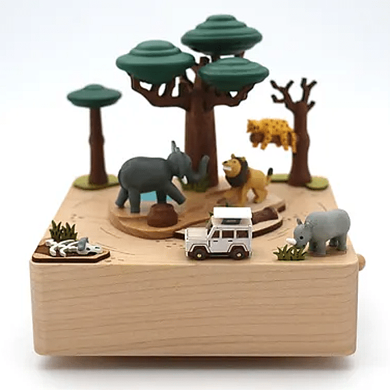 Houten Muziekdoos | Safari N°45