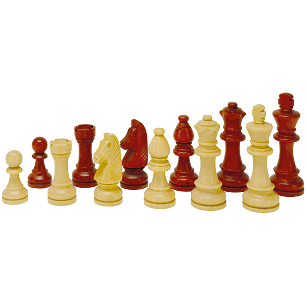 Schaakstuk.Shima hout./br.L.Kist Kh.89 Staunt.5 - Bordspellen H.O.T. Sports + Toys - In den Olifant
